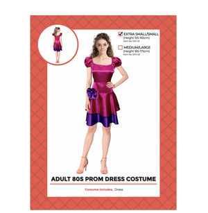Adult 80s Prom dress costume