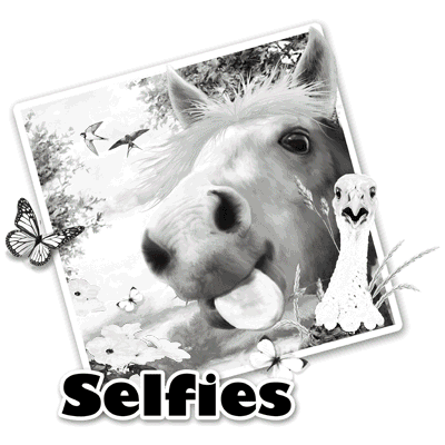 UV Tee - Horse SelfieDesign