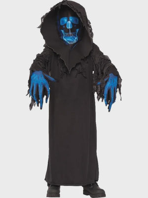 Skull Phantom Costume Child Size 6-8yrs