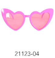 Party glasses perspec heart (light pink)