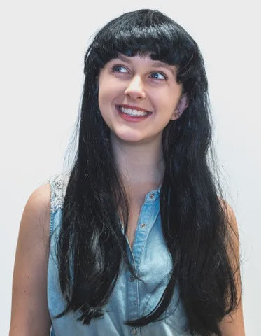 Straight Fringe Black Wig