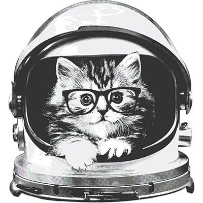 UV Tee - Space KittenDesign