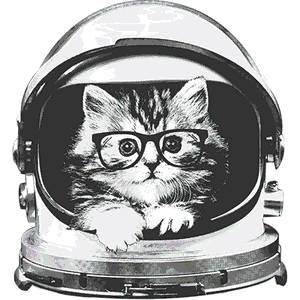 UV Tee - Space KittenDesign