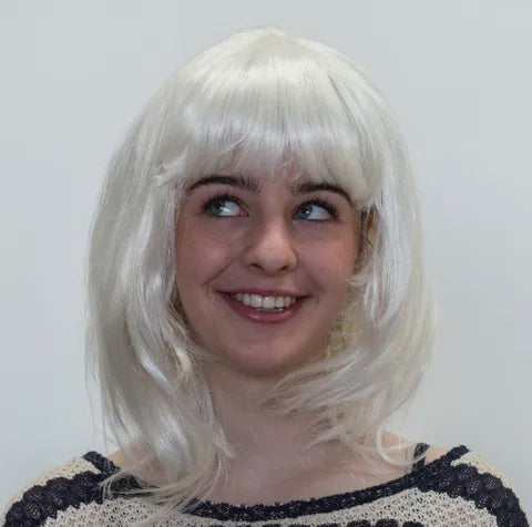 White Charleys Angel Wig
