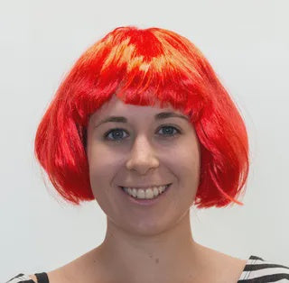 Red China Doll Wig
