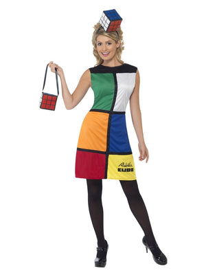 Rubik's Cube Costume with Headband