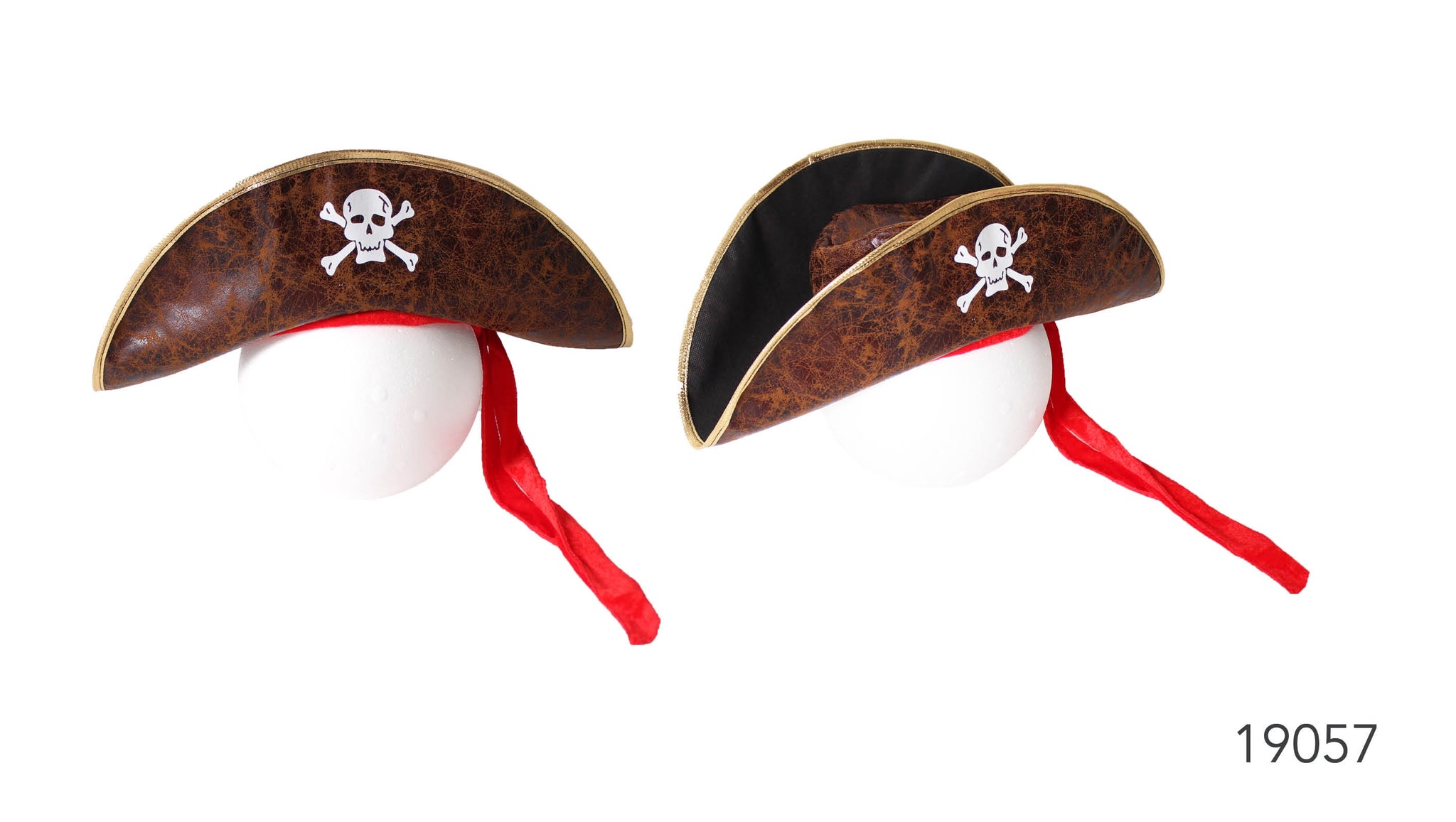 Deluxe Pirate Hat Brown