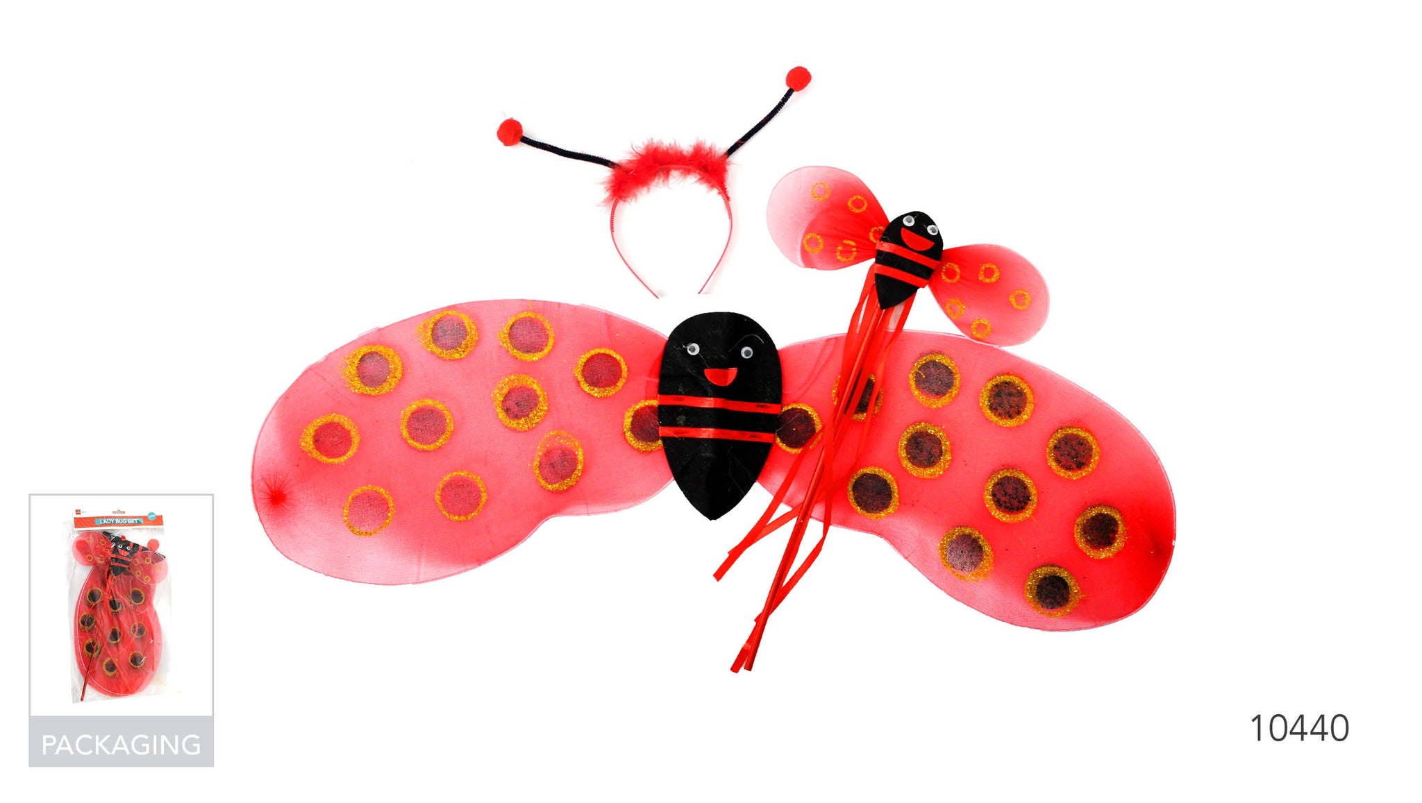 Lady Bug Wing 3pcs Set