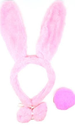 Animal 3pcs Set (Pink Rabbit)