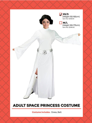 Adult White Space Lady Costume