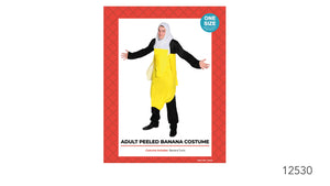 Adult Peeled Banana Costume (D0066)