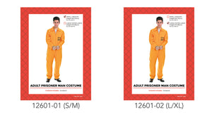 Adult Prisoner Costume S/M