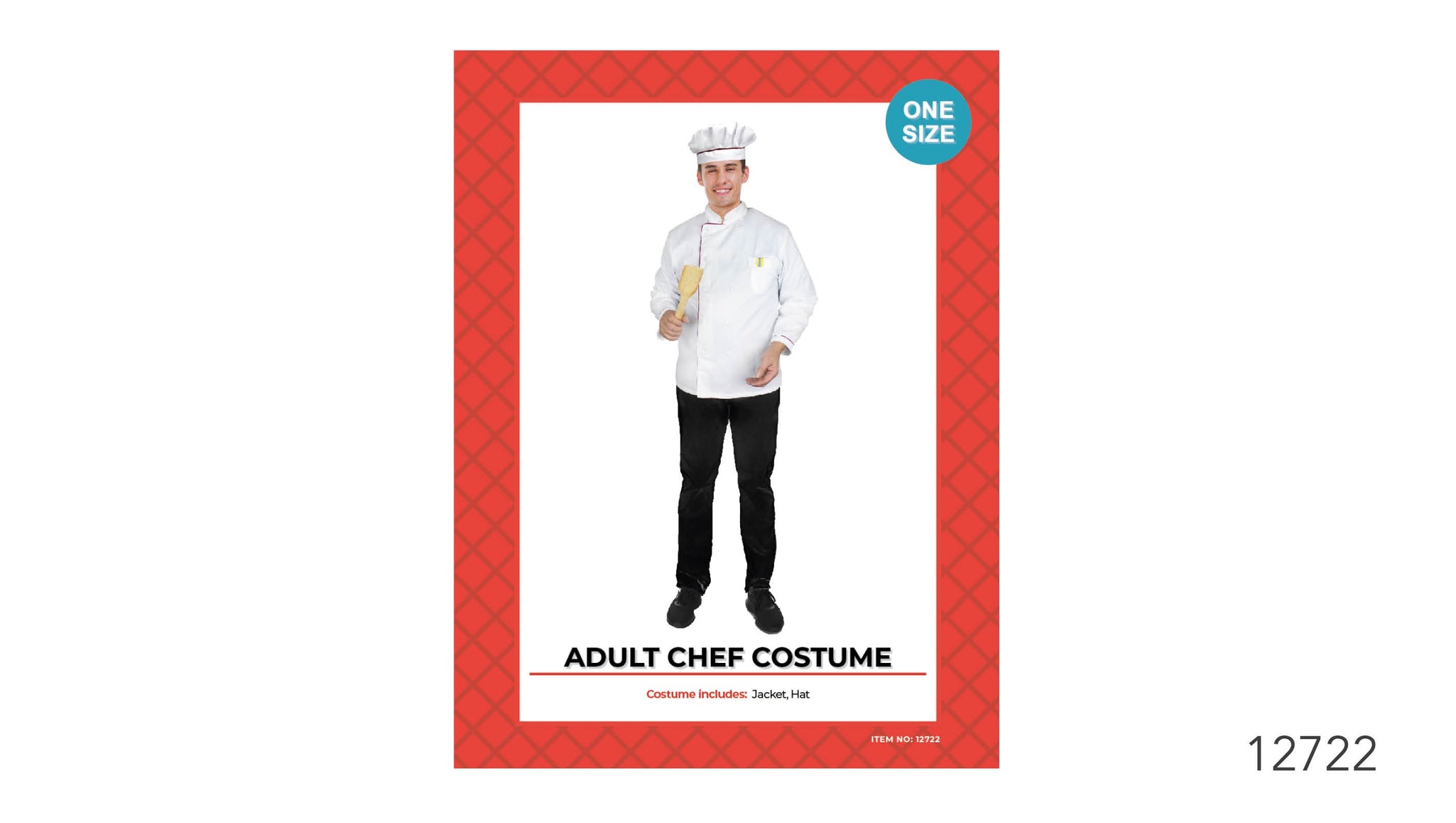 Adult Chef Jacket & Hat Costume
