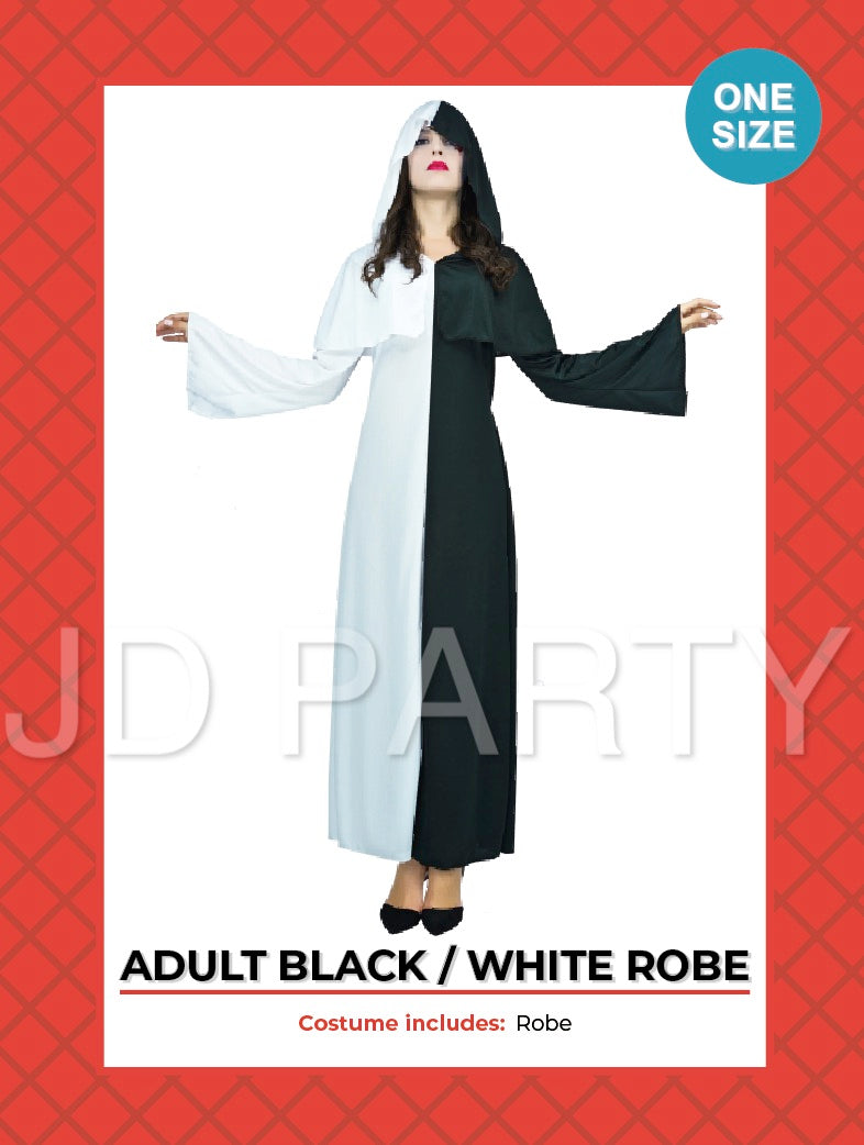 Adult Devil Black and White costume