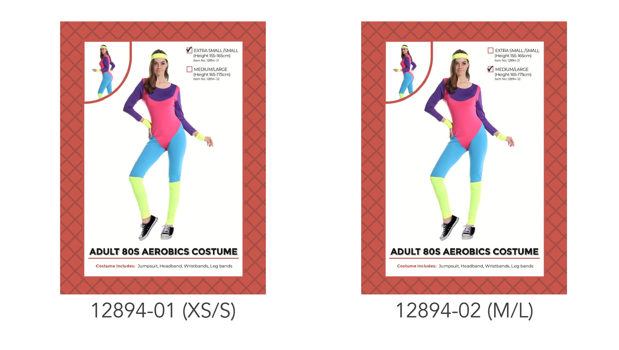 Adult Retro Jumpsuit/80s Aerobics Costume