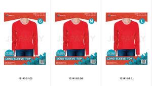 Children Long Sleeve Top (L) Red