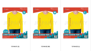 Children Long Sleeve Top (L) Yellow