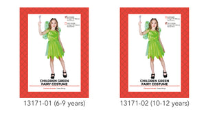 Children Green Fairy Costume 6-9yrs