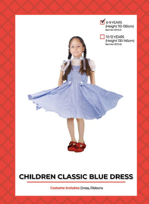 Children Classic Blue Dress 6-9 yrs