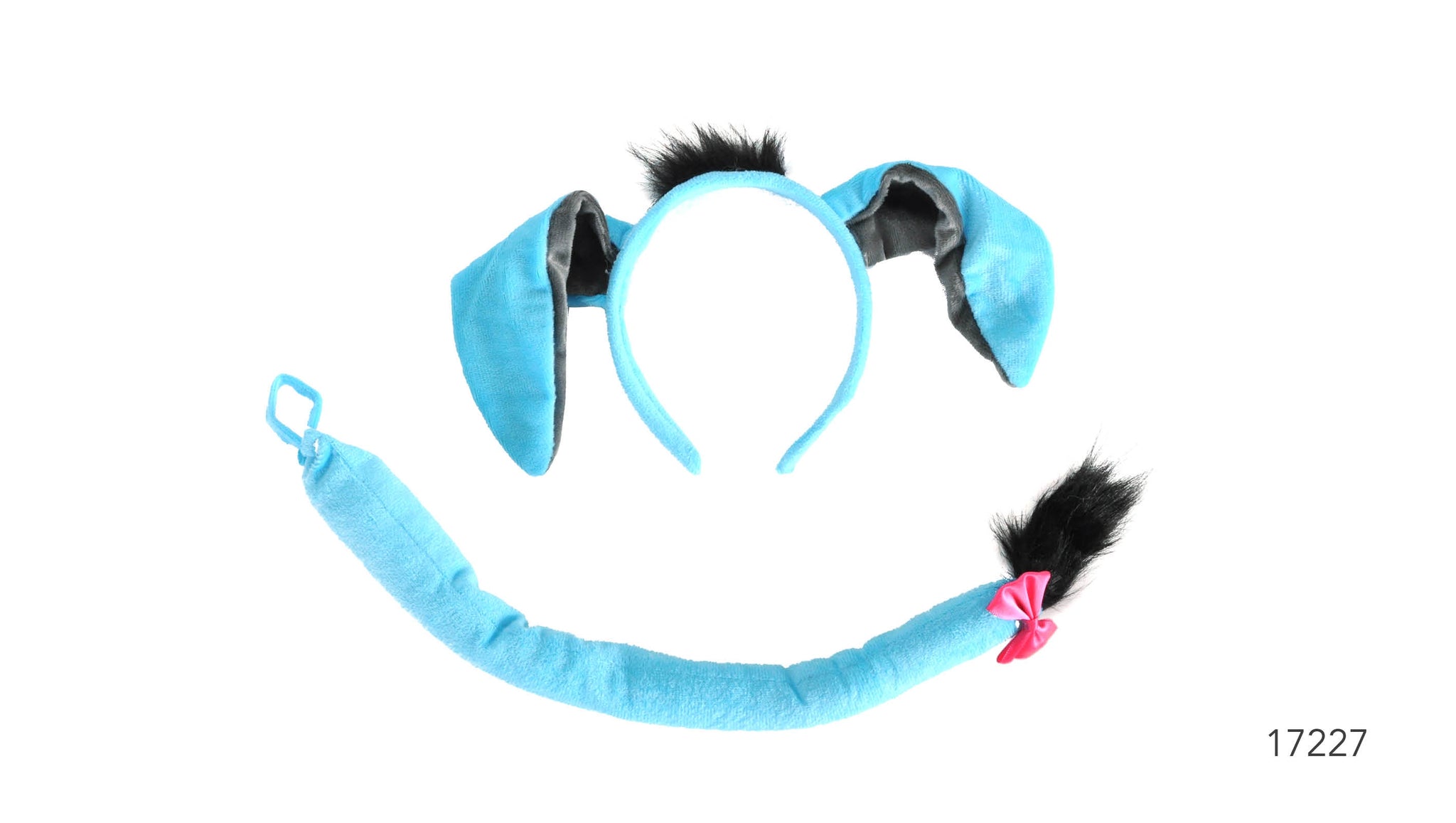 donkey cartoon headband and tail set