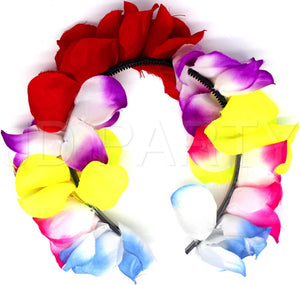 Hawaiian Flower Crown (Purple Rose) (Discontinue)