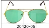 Party Glasses Aviator (Green)