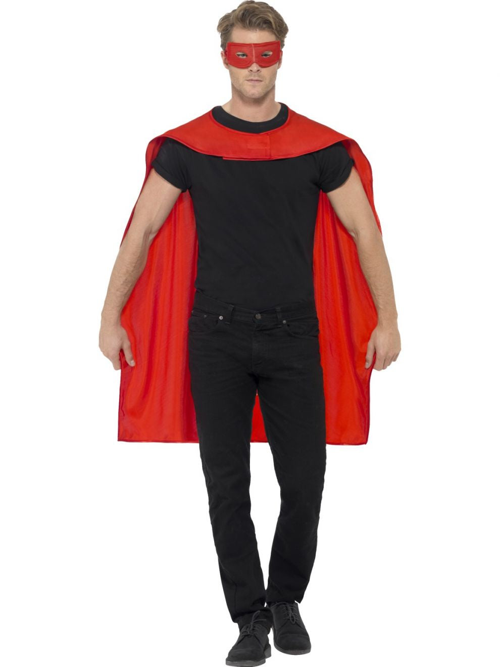 Red Cape with Eyemask