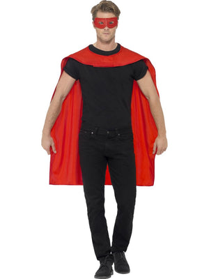 Red Cape with Eyemask