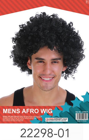 Mens Afro Wig (Black)