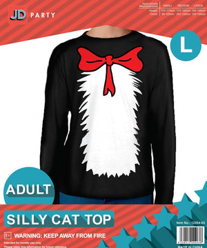 Adult Silly Cat Top (L)