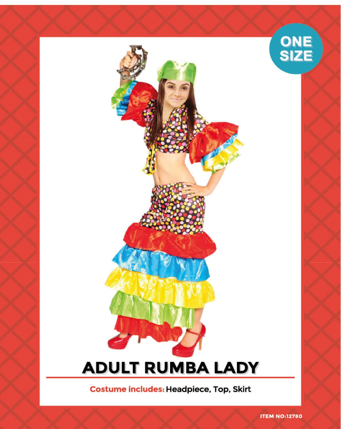 Adult Woman Rumba Costume (D0018)