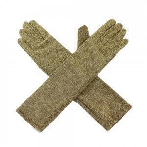 Gold glitter glove
