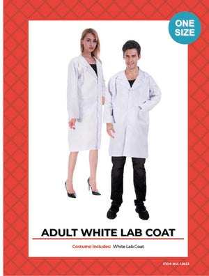 Adult White Lab Coat Costume