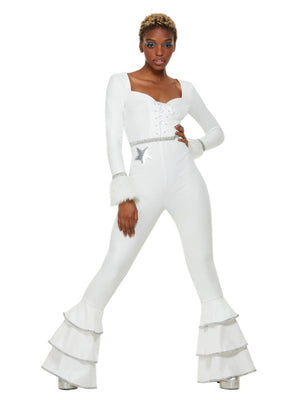 70s Deluxe Glam Costume, White