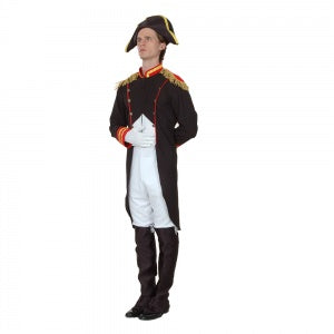Adults Hamilton costume, hat, coat, pants