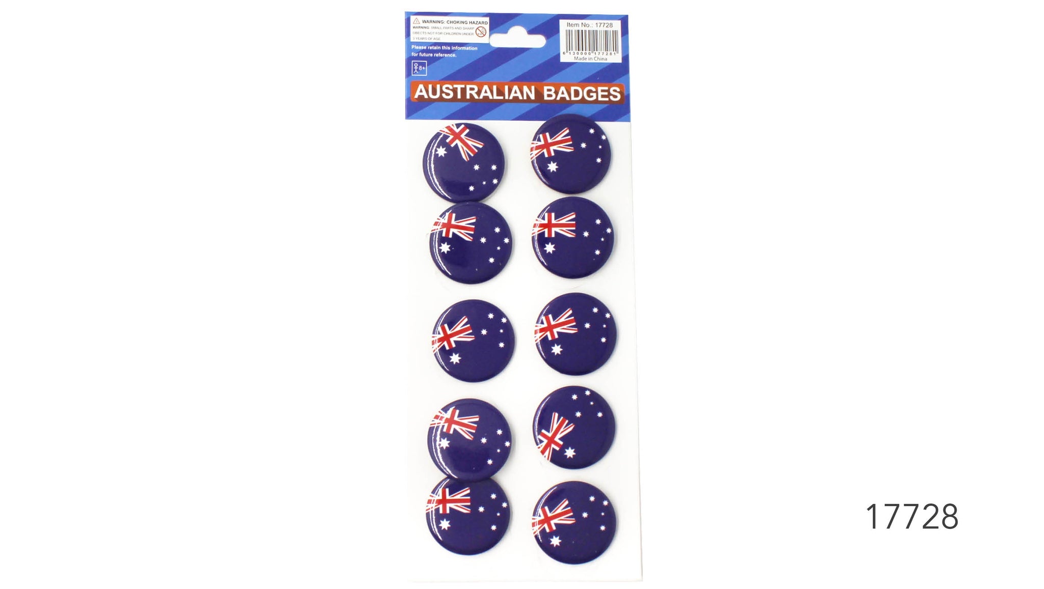 Australian Flag Round Badges [code: 6130000177281]