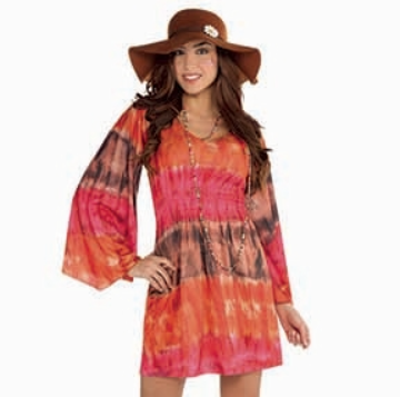 Adult 60's Hippie Dress