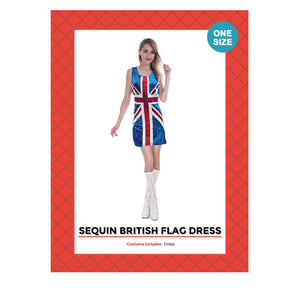 Adult Sequin UK 90s Dress
