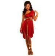 Costume Adult Female Goddess Ruby Red