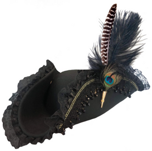 Deluxe Tricorn Hat w/ Quill