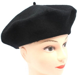 Beret Hat (Black)