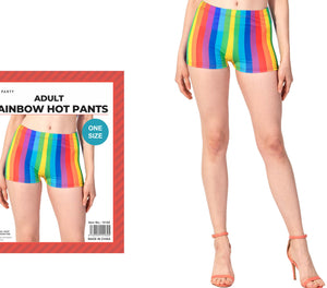 Adult Rainbow Stripe Shorts