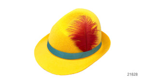 Wooden Boy Yellow Trilby Hat
