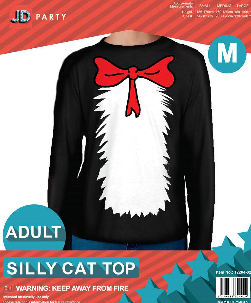 Adult Silly Cat Top (M)