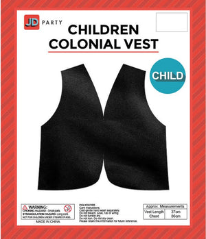 Children Colonial Vest (Black)