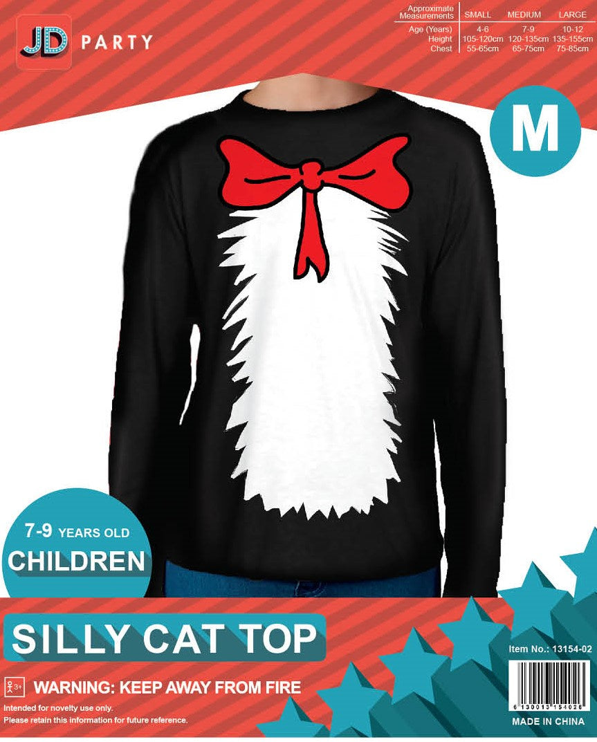 Children Silly Cat Top (M)